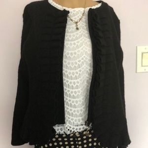 Maria Christina wool zip cardigan jacket